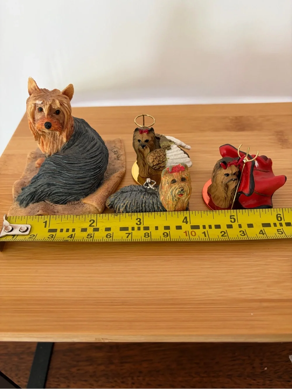 Yorkshire Terrier Dogs Figurine Collection -Devil & Angel.